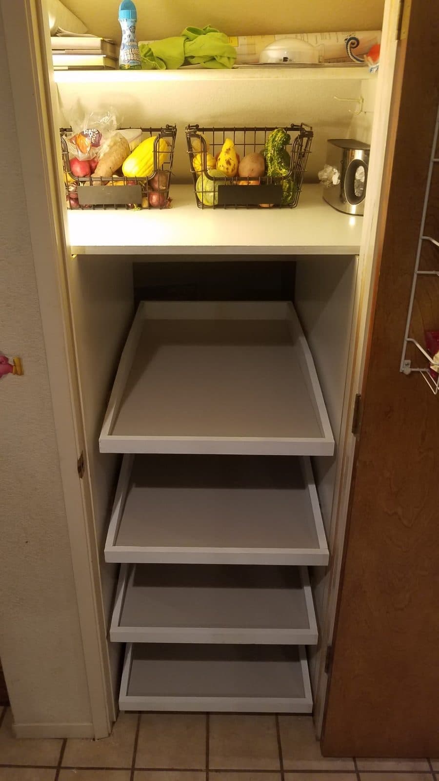 Custom Pantry with Pull-Out Drawers