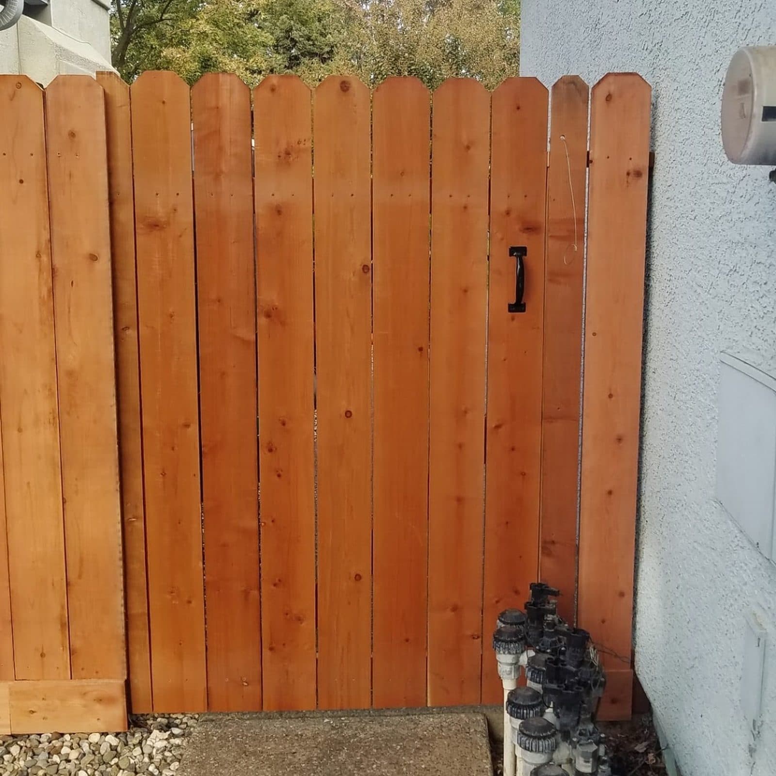 Custom Redwood Gate