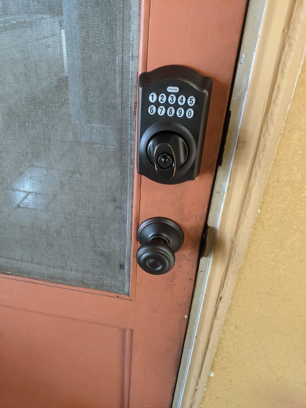 Keypad Deadbolt Install