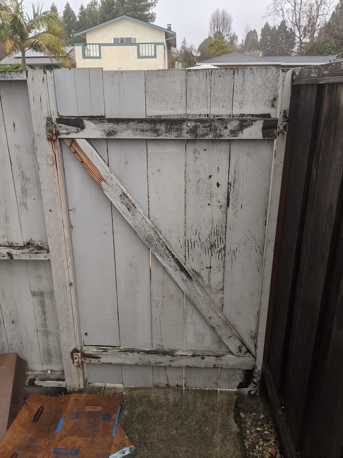 Gate Repair — Before