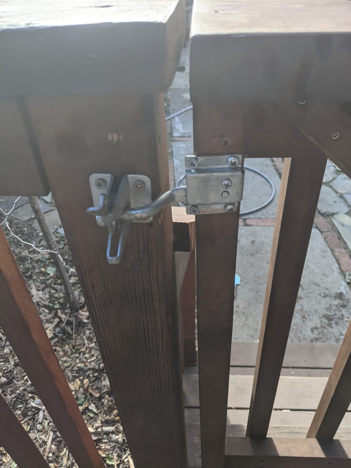 Deck Gate Latch Install