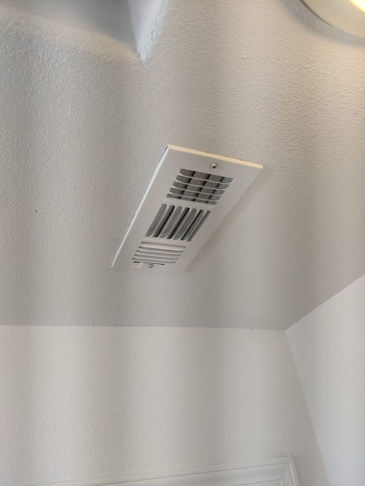 Ceiling Vent Register Install