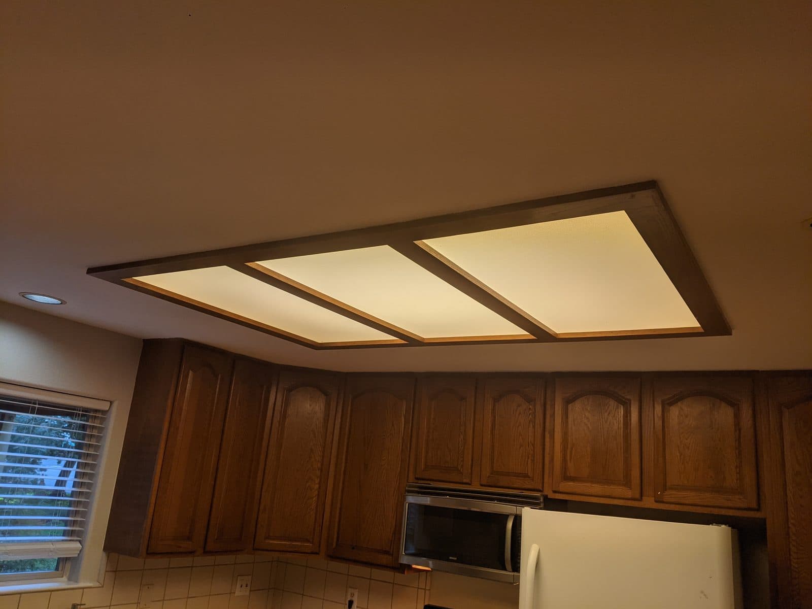 Kitchen Light Panel — Before