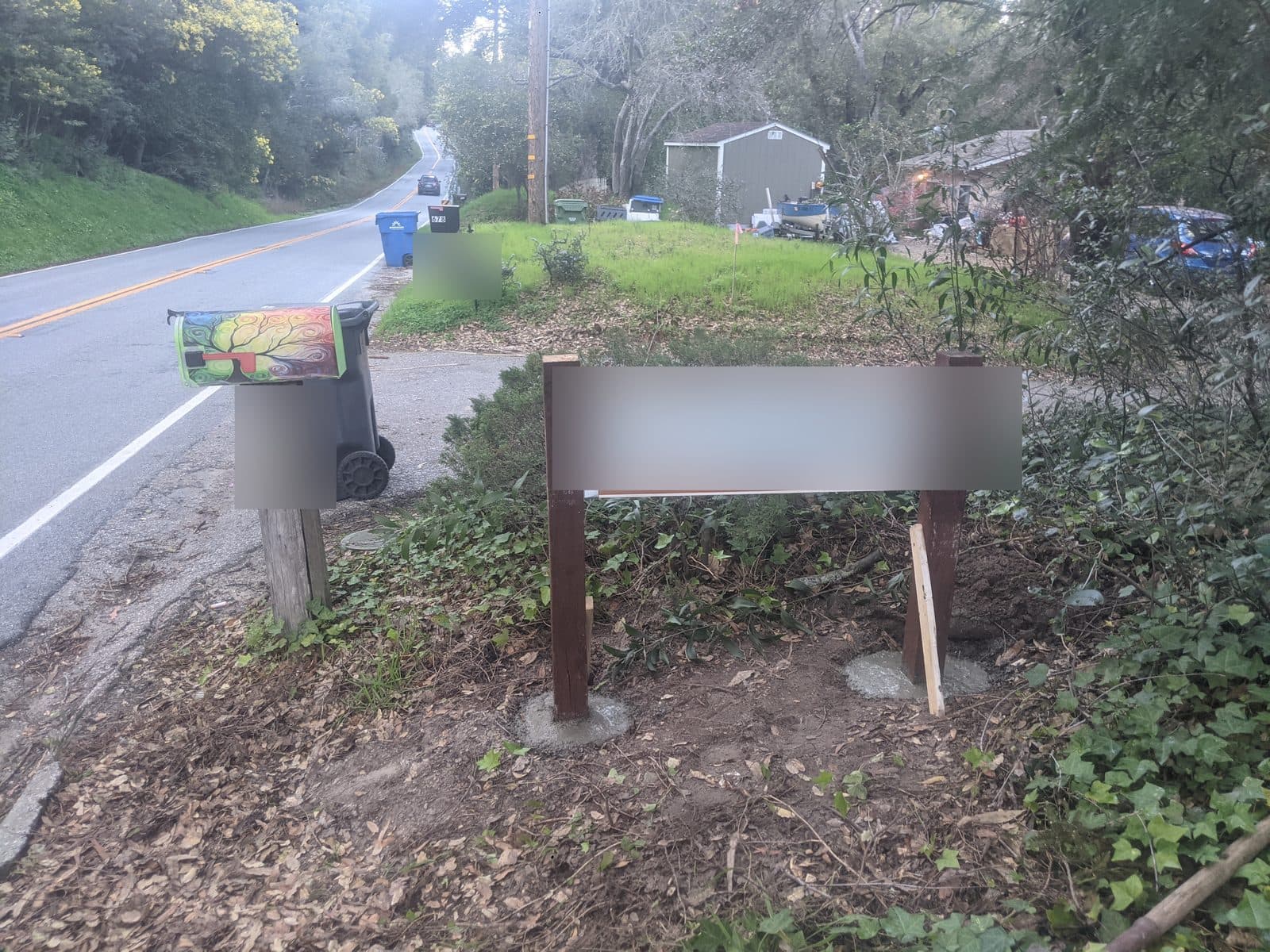 Property Sign Install