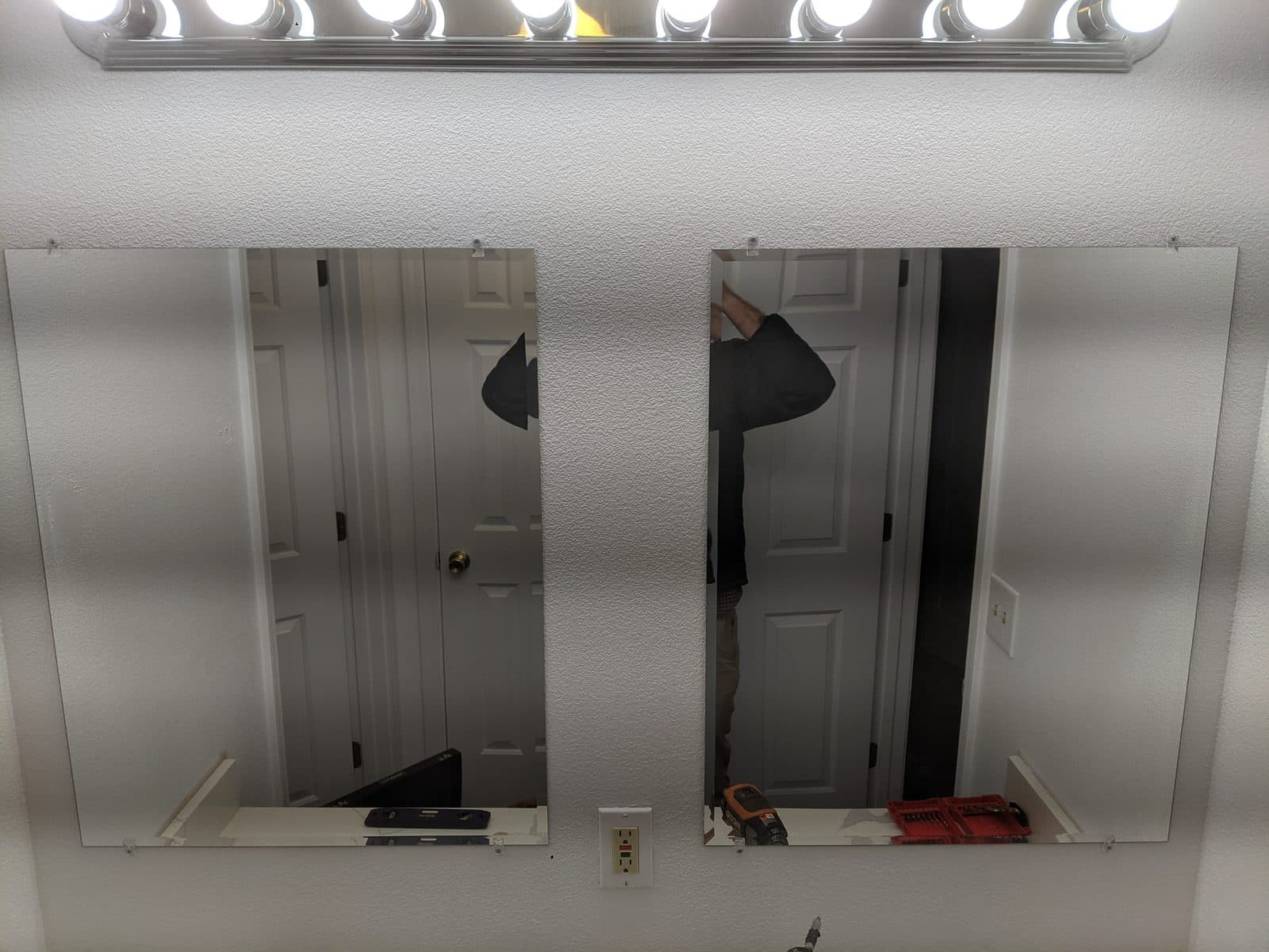Vanity Mirror Install