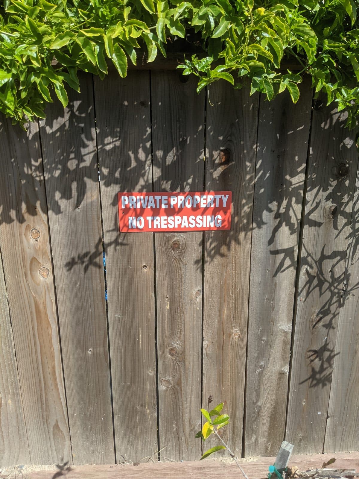 Property Sign Install