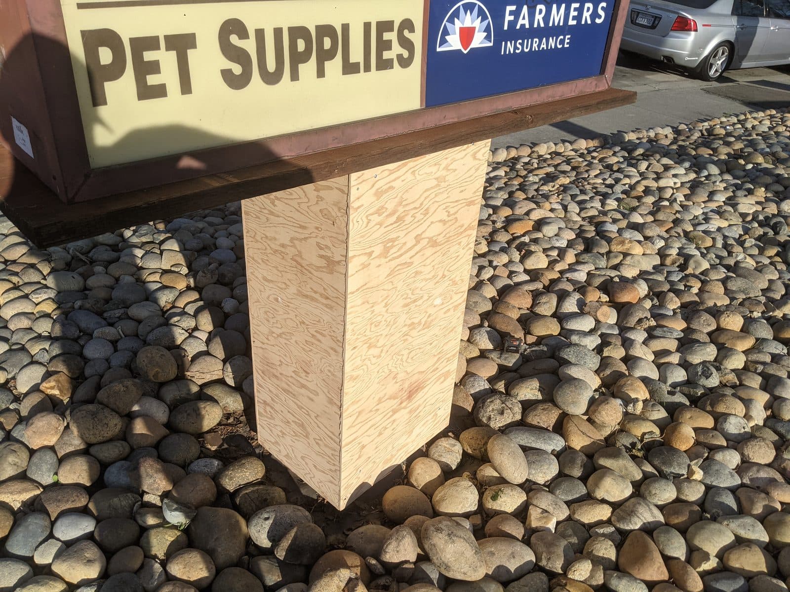 Commercial Sign Base Rebuild