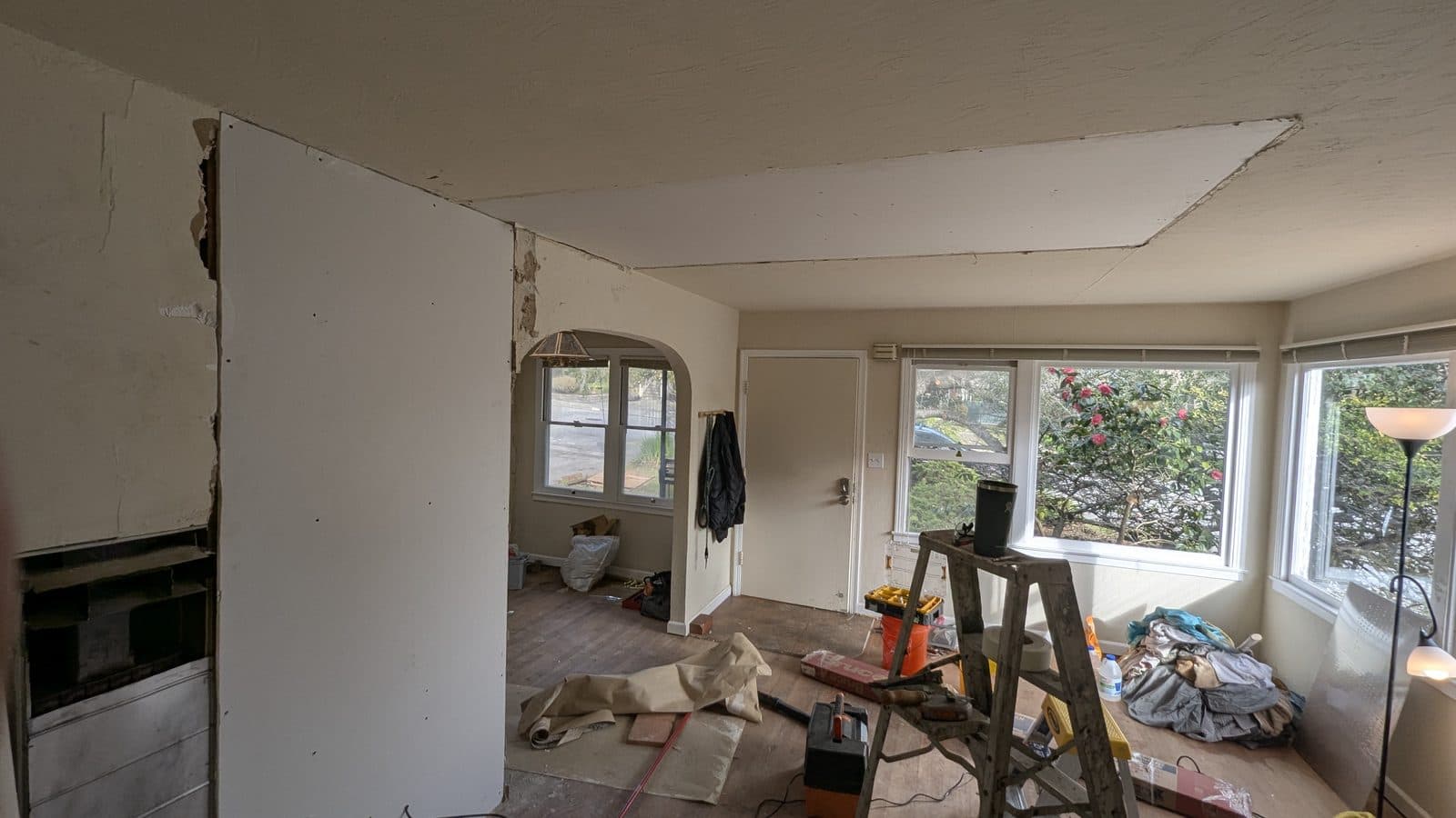 Living Room Remodel — In Progress