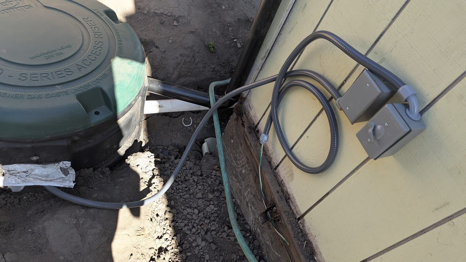 Irrigation Valve & Outdoor Outlet